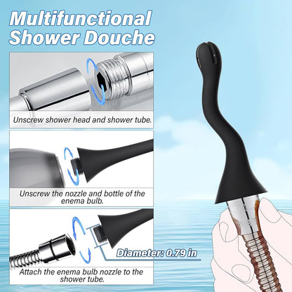 Power bottom Enema bulb with Anti-backflow design