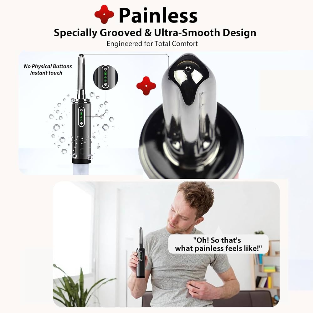 Celebrity Multi action Automatic enema with double douching modes