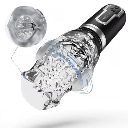 Double action Sucking and rotating penis spinner 2.0