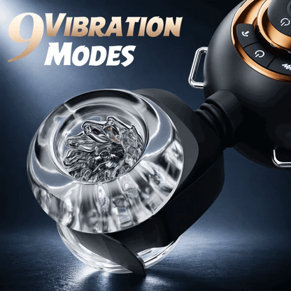 Omareon Wearable Male Masturbator 3-in-1 9 Thrusting Rotating Vibrating Sex Toy for Men