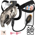 App controlled and vibrating chastity cage with prostate stimulation