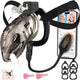App controlled and vibrating chastity cage with prostate stimulation