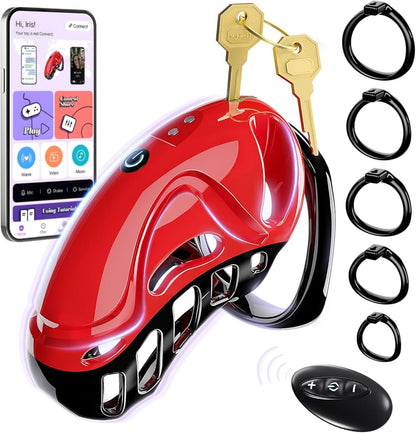 Omareon Vibrating chastity cage with remote control