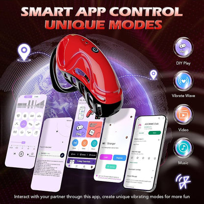 Omareon Vibrating chastity cage with remote control