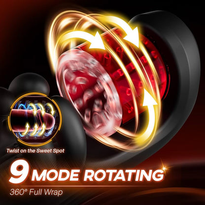 The  strange 4-in -1 hand automatic penis stroker with glans licking