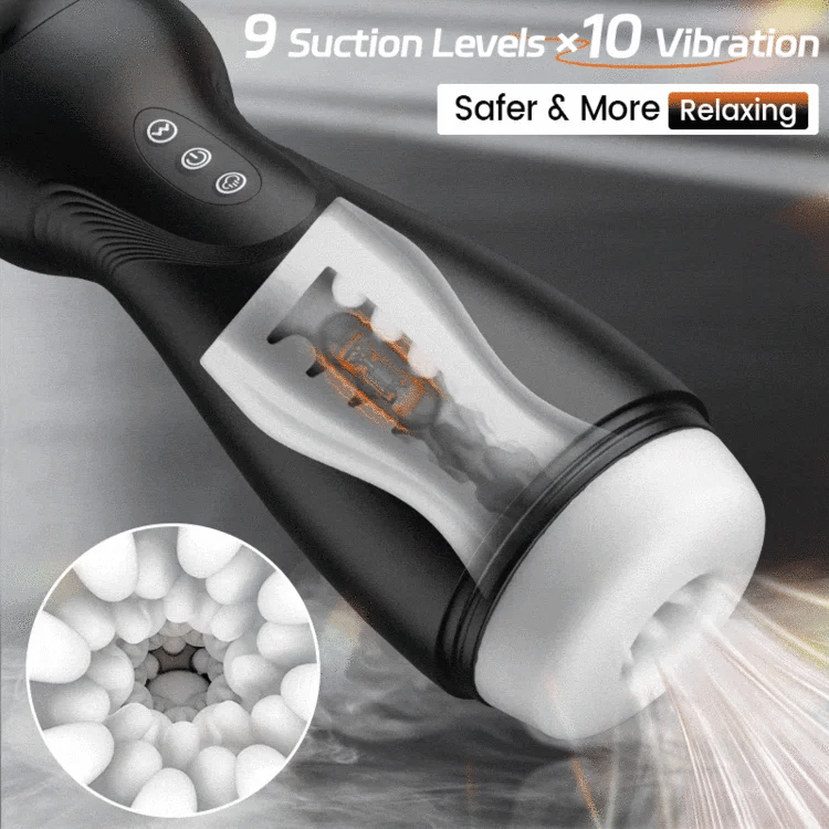 Slowmotion automatic deep throating machine