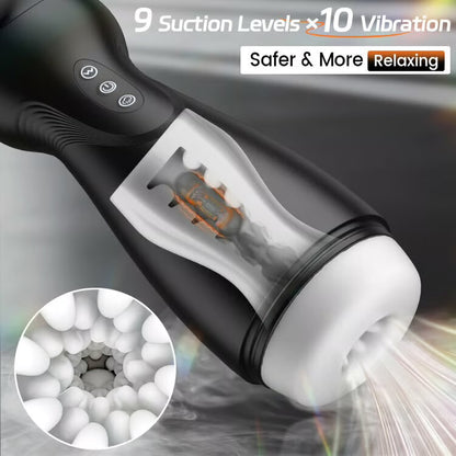 Slowmotion automatic deep throating machine