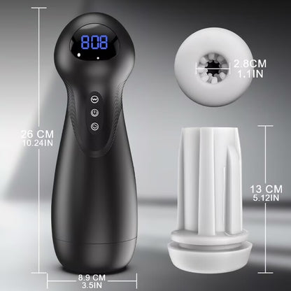 Slowmotion automatic deep throating machine
