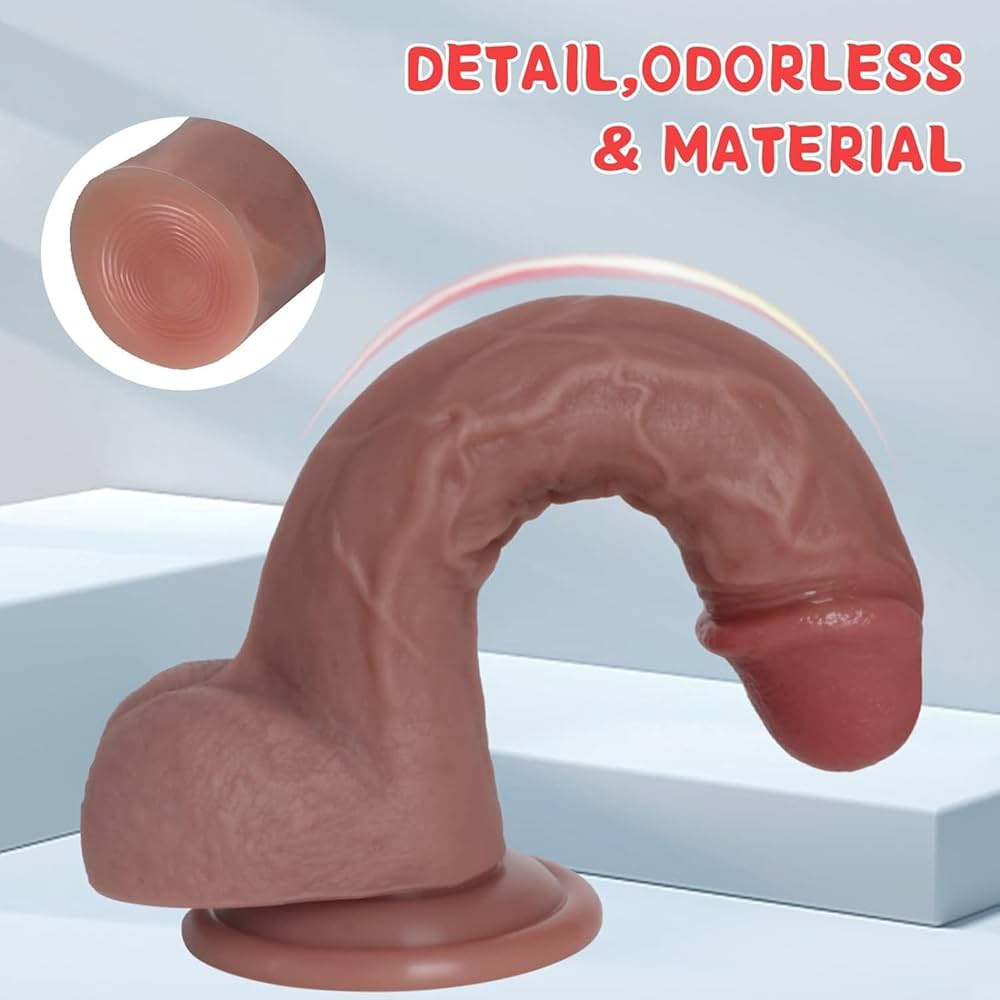 Humanlike 7inch beginner dildo for Gay Men
