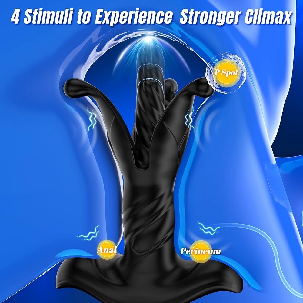 Omareon Advanced 9 tension shock prostate stimulator with anal expansion