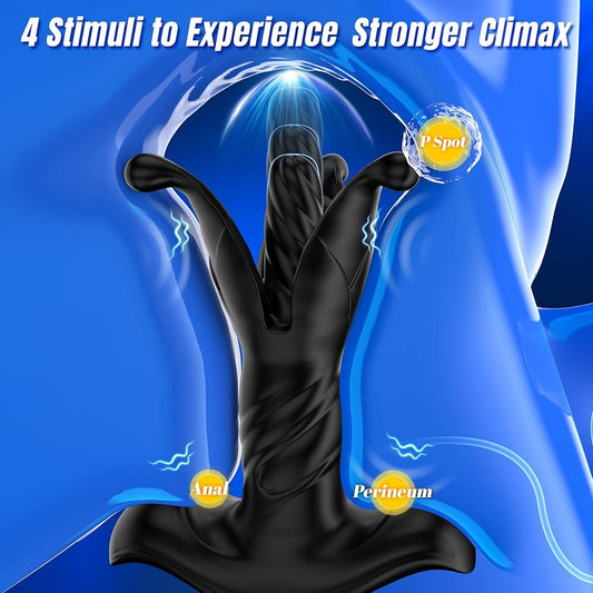 Omareon Advanced 9 tension shock prostate stimulator with anal expansion