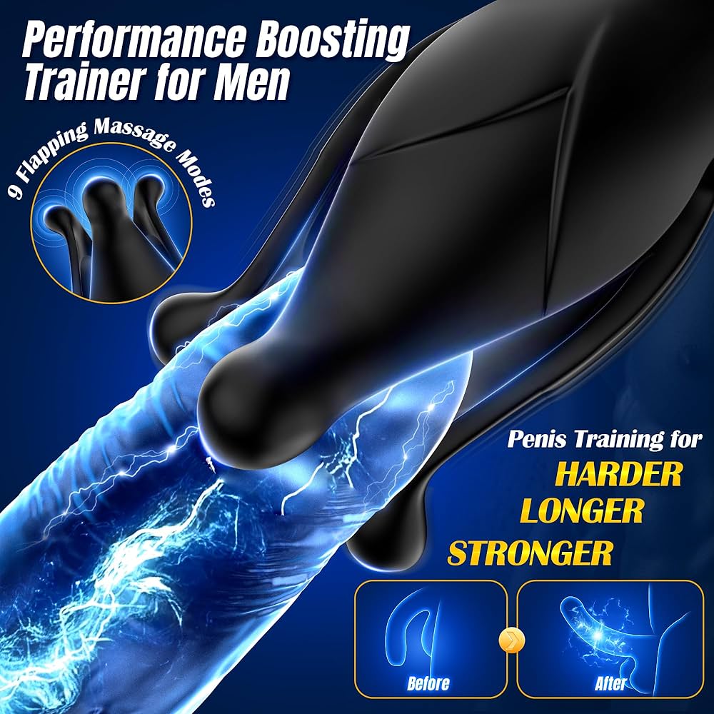Omareon Advanced 9 tension shock prostate stimulator with anal expansion