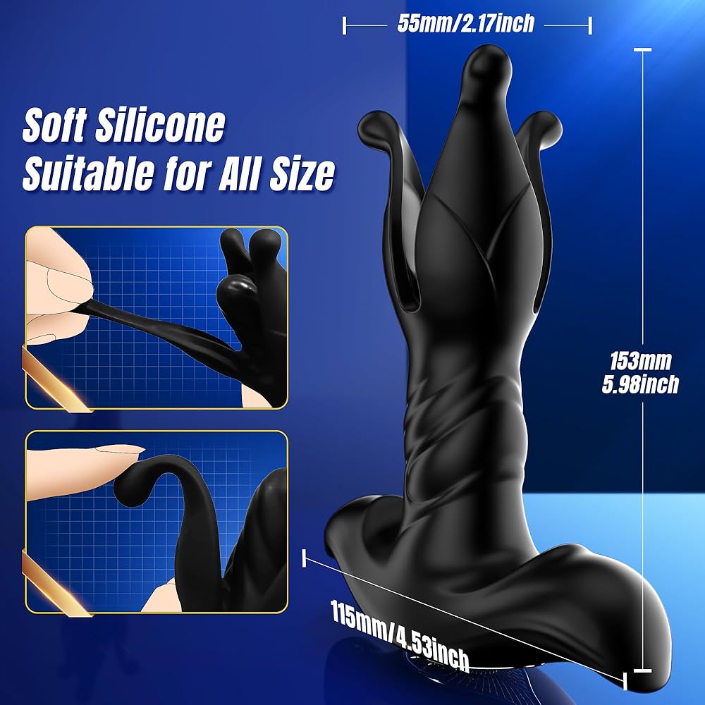 Omareon Advanced 9 tension shock prostate stimulator with anal expansion
