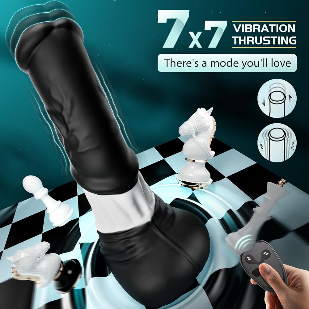 App controlled warhorse fantasy anal training machine with thrusting and vibration