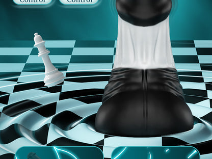 App controlled warhorse fantasy anal training machine with thrusting and vibration