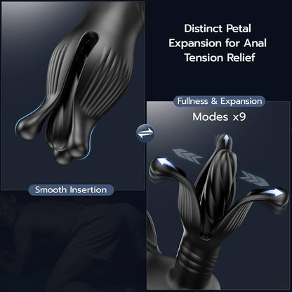 Omareon Ai powered tension shock prostate stimulator with anal expansion and balls stimulation