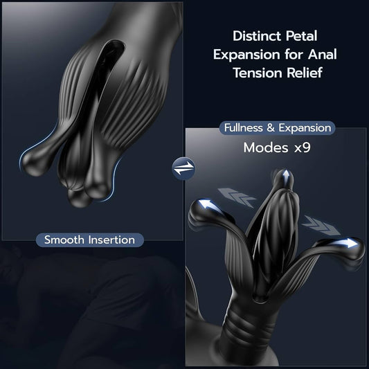Omareon Ai powered tension shock prostate stimulator with anal expansion and balls stimulation
