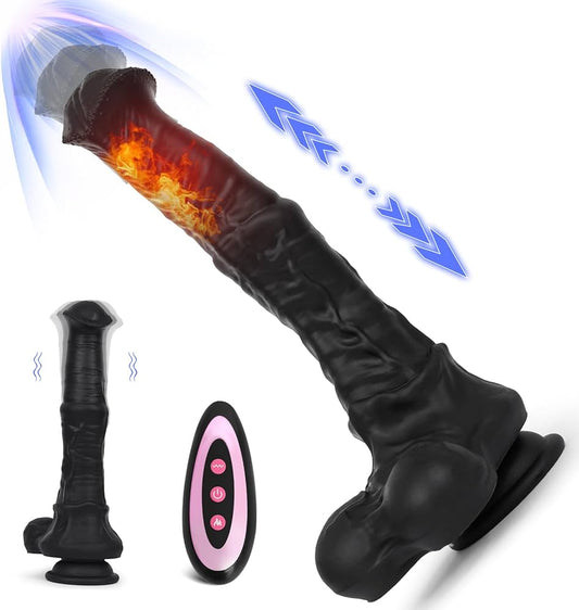 Omareon Black horse anal thrusting machine with remote control