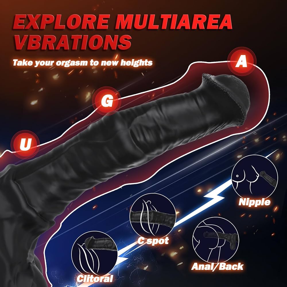 Omareon Black horse anal thrusting machine with remote control