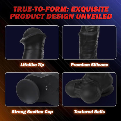 Omareon Black horse anal thrusting machine with remote control