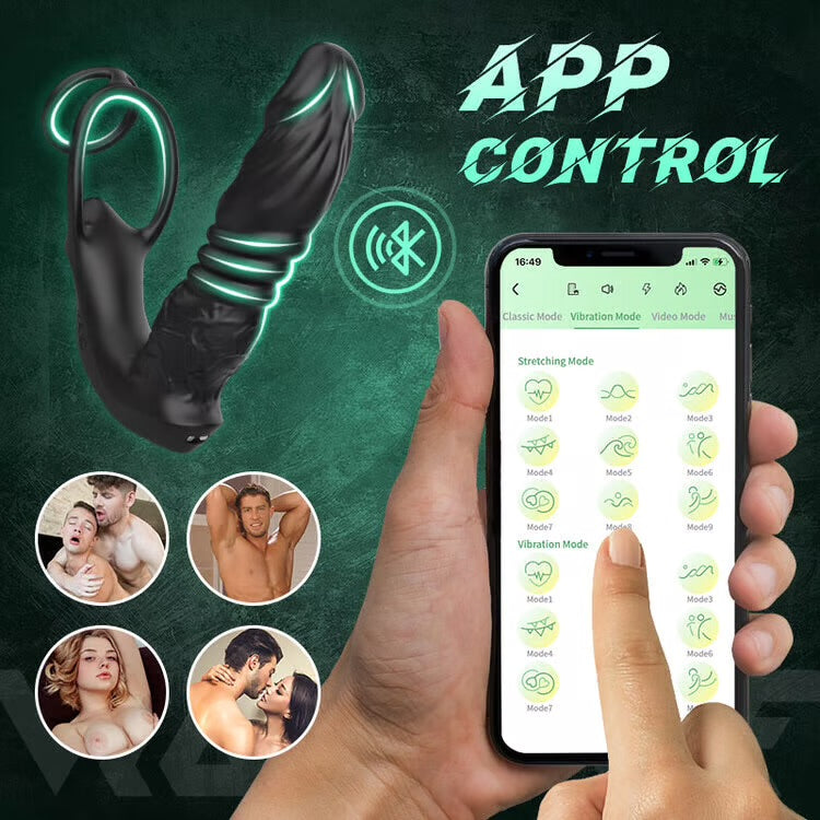 Omareon Upgraded 5- in 1 pleasurable prostate stimulator with cockring