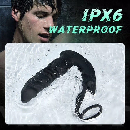 Omareon Upgraded 5- in 1 pleasurable prostate stimulator with cockring