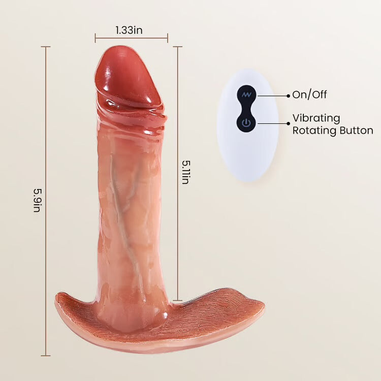 Omareon 5.1inch Mini thrusting anal dildo with App control