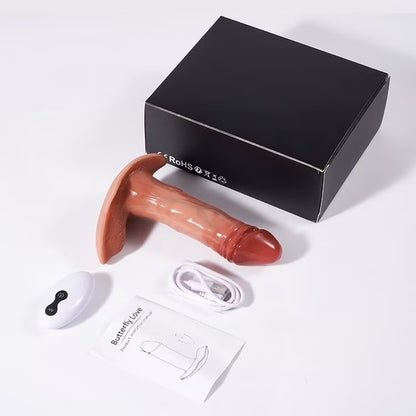 Omareon 5.1inch Mini thrusting anal dildo with App control
