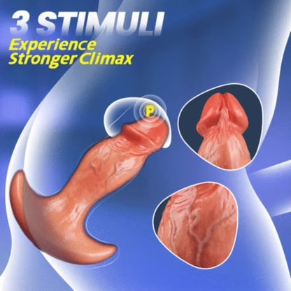 Omareon 360 degrees rotating dildo butt plug with app control