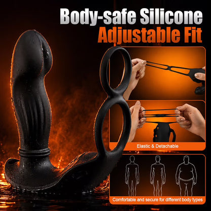 Omareon  - Wearable Thrusting Prostate Massager with Straps, APP & Remote Dual Control