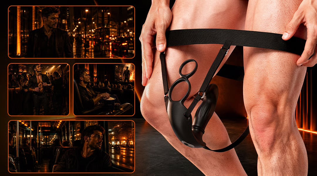 Omareon  - Wearable Thrusting Prostate Massager with Straps, APP & Remote Dual Control