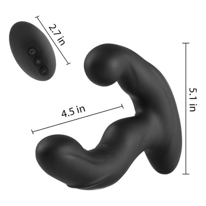 Omareon Spherical Vibrating Anal Plug with Penis Rings