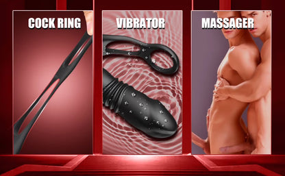 Hit me hard thrusting prostate stimulator
