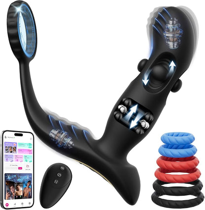 New multi dimensional prostate stimulation with magic wave technology