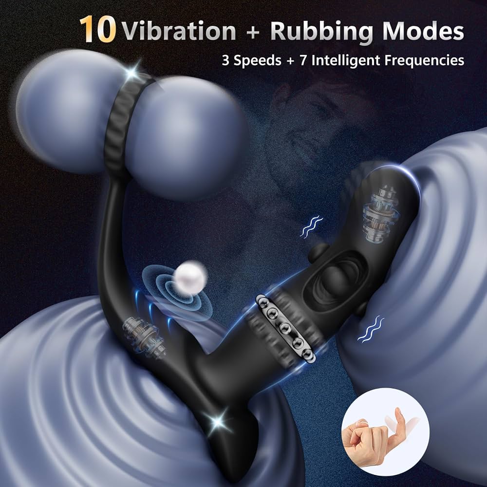 New multi dimensional prostate stimulation with magic wave technology