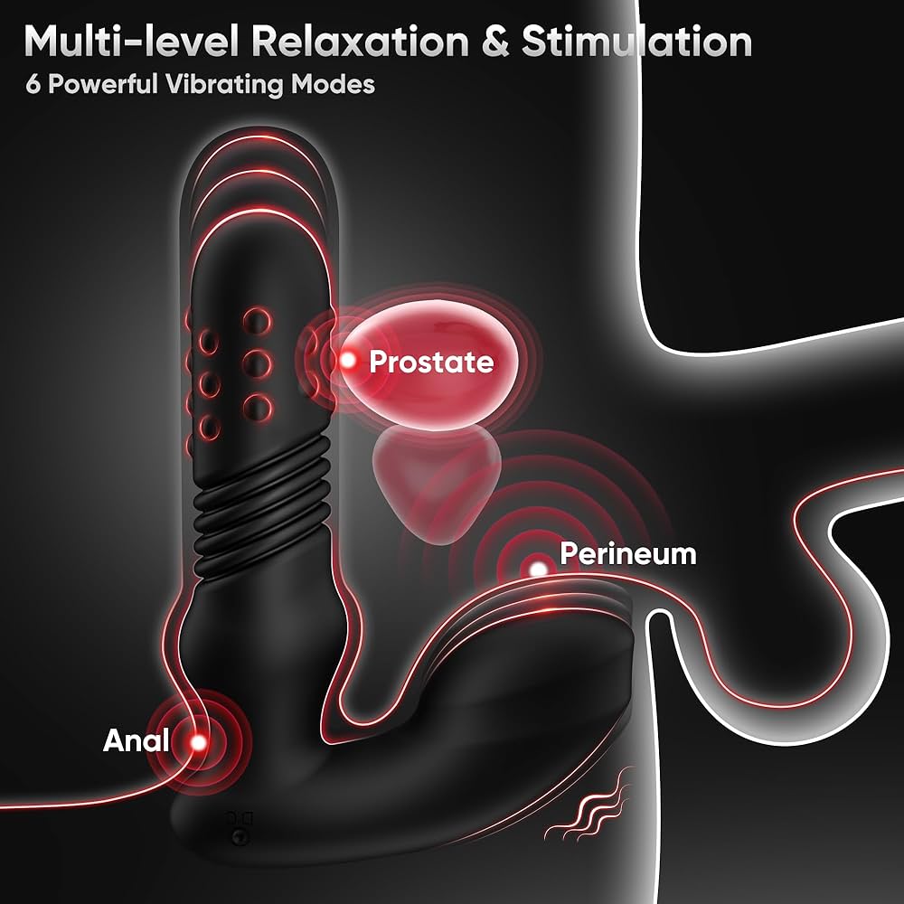 Omareon diamond beads prostate stimulator with smart heating