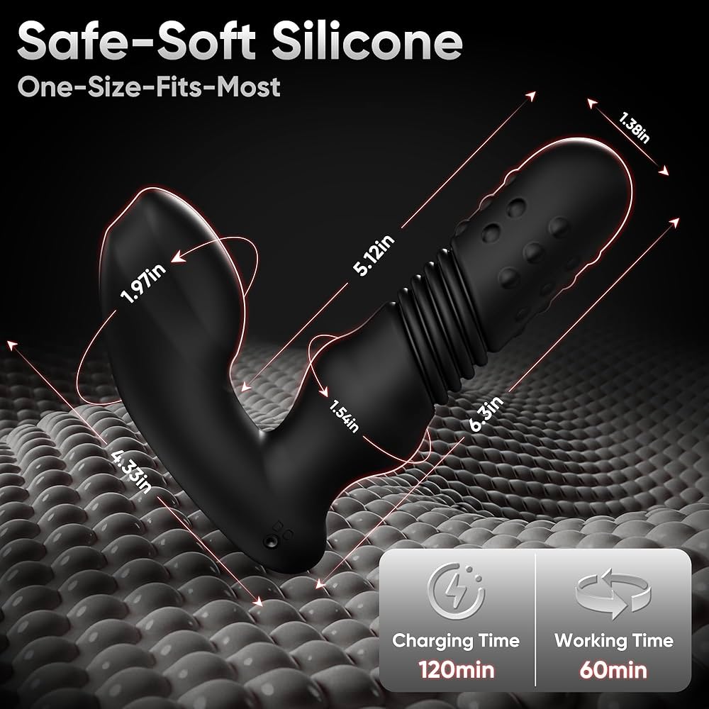 Omareon diamond beads prostate stimulator with smart heating