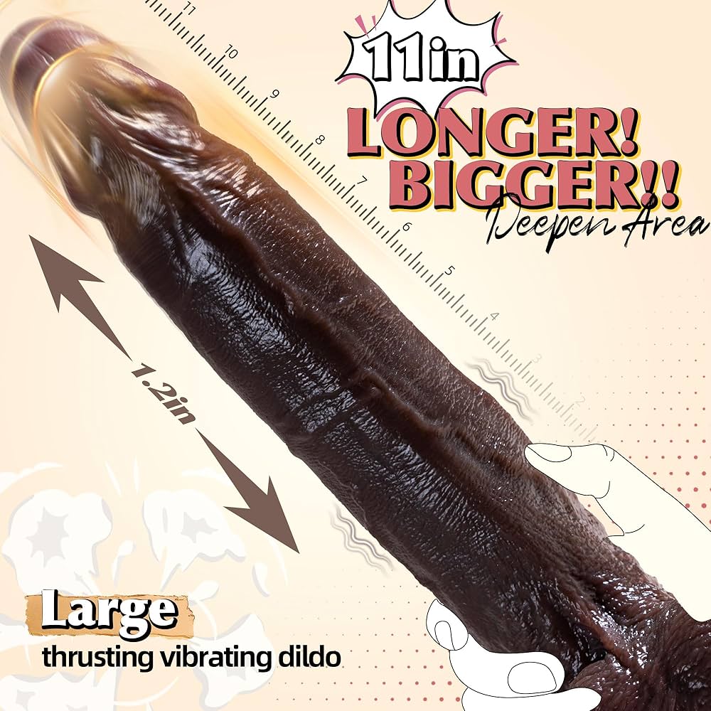 Blackmamba 11inch thrusting dildo with heating
