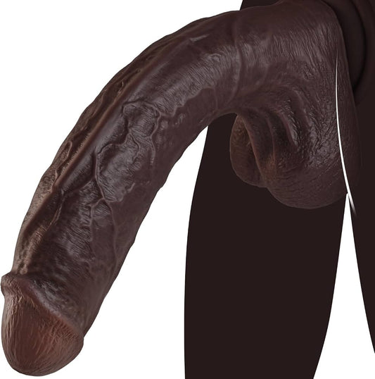 Kingkong Fat 11.5inch inch ebony dildo