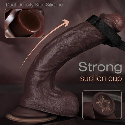 Kingkong Fat 11.5inch inch ebony dildo