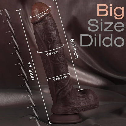 Kingkong Fat 11.5inch inch ebony dildo
